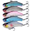 KTGCOZS Pack of 5 Crankbaits 2.75" 3/4oz VIB Fishing Lures Hooks Bass Tackle Hard Bait Wobbler view 1
