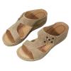 Womens Shoes Dressy Casual Wedge Womens Flat Slide Sandals, Summer Fashion Sandals, Comfy Style | Warm-weather Favorite view 1