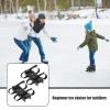 BESPORTBLE Adjustable Toddler Ice Skates Kids Ice Skates Beginner Hockey with Straps view 3