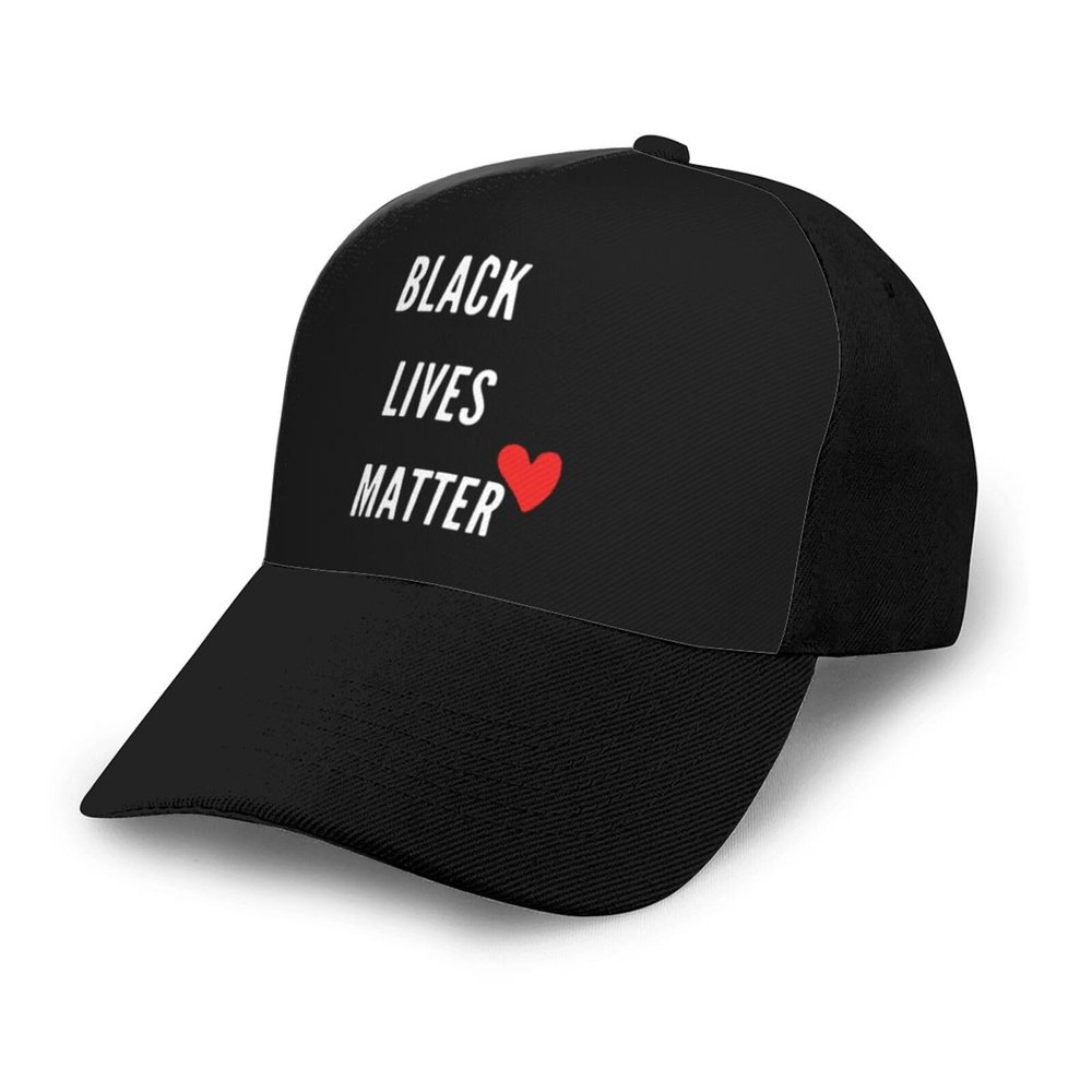 Black Lives Matter with A Heart Trucker Hat for Men Women - Outdoors Baseball Snapback Cap
