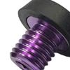 Billiard Cue Bottom Plug, Pool Cue Butt, Billiard Cue Rubber for Beginners, Violet Black view 3