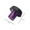 Billiard Cue Bottom Plug, Pool Cue Butt, Billiard Cue Rubber for Beginners, Violet Black view 4
