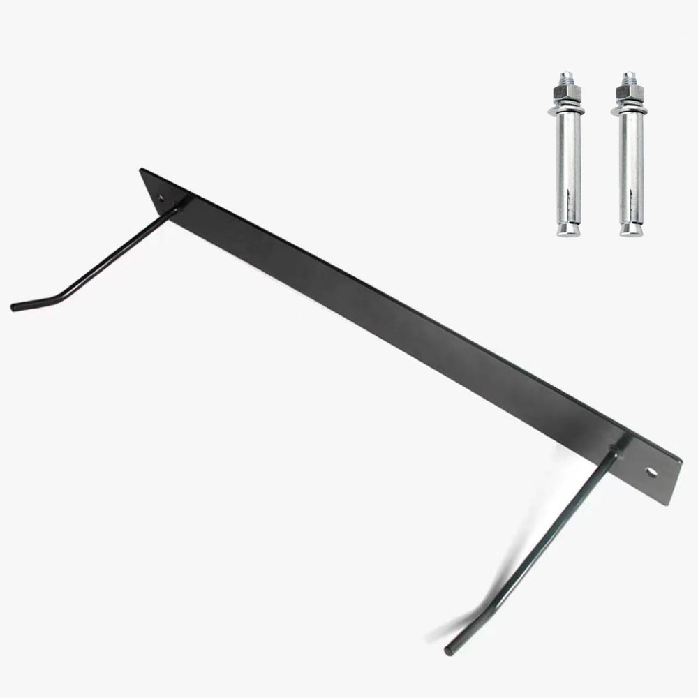 ARCVOX Wall-Mounted Yoga Mat Rack Hanger, Gym Yoga Mat Storage Organizer, Space-Saving Yoga Mat Holder, Yoga Mat Display Storage Rack