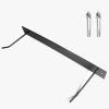 ARCVOX Wall-Mounted Yoga Mat Rack Hanger, Gym Yoga Mat Storage Organizer, Space-Saving Yoga Mat Holder, Yoga Mat Display Storage Rack view 1