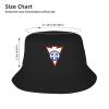 82d Airborne Division Recondo Pocket Patch Bucket Hat Reflective Foldable Beach Sun Hats Fisherman Hats for Men Black view 3