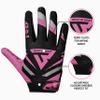 Beast AT Least Youth Football Gloves, Sticky Wide Receiver for Kids & Adults, Flag Football Gloves with Enhanced Silicone Grip for Men Women, (Pink, Youth M/Adult XS) view 3