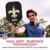 Franklin Sports NFL New Orleans Saints Pickleball Paddle - Official NFL Team Rackets - USAP (USAPA) Approved Premium Quality Pickleball Paddles - Authentic Team Logos + Colors view 4