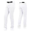 Franklin Sports Youth Baseball + Softball Pants - Relaxed Style Kids Baseball Pants for Boys + Girls with Belt Loop - White - Youth Small view 1