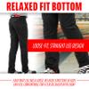 Franklin Sports Youth Baseball + Softball Pants - Relaxed Style Kids Baseball Pants for Boys + Girls with Belt Loop - Black - Youth X-Large view 4