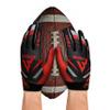 Beast AT Least Youth Football Gloves, Sticky Wide Receiver for Kids & Adults, Flag Football Gloves with Enhanced Silicone Grip for Men Women, (Red, Adult L) view 4