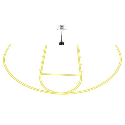 Franklin Sports Basketball Court Stencil - Easy to Use Basketball Marking Kit - No Paint Included