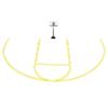 Franklin Sports Basketball Court Stencil - Easy to Use Basketball Marking Kit - No Paint Included view 1