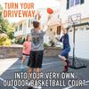 Franklin Sports Basketball Court Stencil - Easy to Use Basketball Marking Kit - No Paint Included view 3