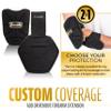 Franklin Sports Baseball Elbow Guard - PRT Series Adult Baseball + Softball Shield for Batting - Protective Elbow + Forearm Pad - Right + Left Hand Hitters - Black/Gold - One Size - Adult view 2