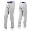 Franklin Sports Youth Baseball + Softball Pants - Relaxed Style Kids Baseball Pants for Boys + Girls with Belt Loop - Grey - Youth X-Small view 1