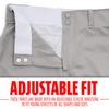 Franklin Sports Youth Baseball + Softball Pants - Relaxed Style Kids Baseball Pants for Boys + Girls with Belt Loop - Grey - Youth X-Small view 4