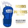 Franklin Sports Baseball Hand + Wrist Guard - PRT LG Series Adult Hand + Wrist Protector for Batting - Protective Shield - Righty + Lefty Hitters - Royal - One Size - Adult view 2