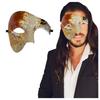Masquerade Mask For Men Phantom Of The Opera Mask Prom Mardi Gras Haloween Venetian Half Face Mask view 1