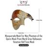 Masquerade Mask For Men Phantom Of The Opera Mask Prom Mardi Gras Haloween Venetian Half Face Mask view 2