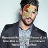 Masquerade Mask For Men Phantom Of The Opera Mask Prom Mardi Gras Haloween Venetian Half Face Mask view 4