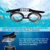 ESAVIA Nearsighted Swim Goggles for Kids -2.0D to -5.0D,Anti Fog Shortsighted Swimmg Glasses No Leaking,Suit for Child 4-14 Years (Black, -3.0) view 3