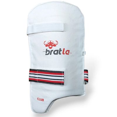 Bratla Men's Cricket Thigh Guard Pad Club Adjustable Strap, Fits Most Adult Players Thigh Protection for Men's Cricket (Adult Right Hand)