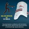 Bratla Men's Cricket Thigh Guard Pad Club Adjustable Strap, Fits Most Adult Players Thigh Protection for Men's Cricket (Adult Right Hand) view 4