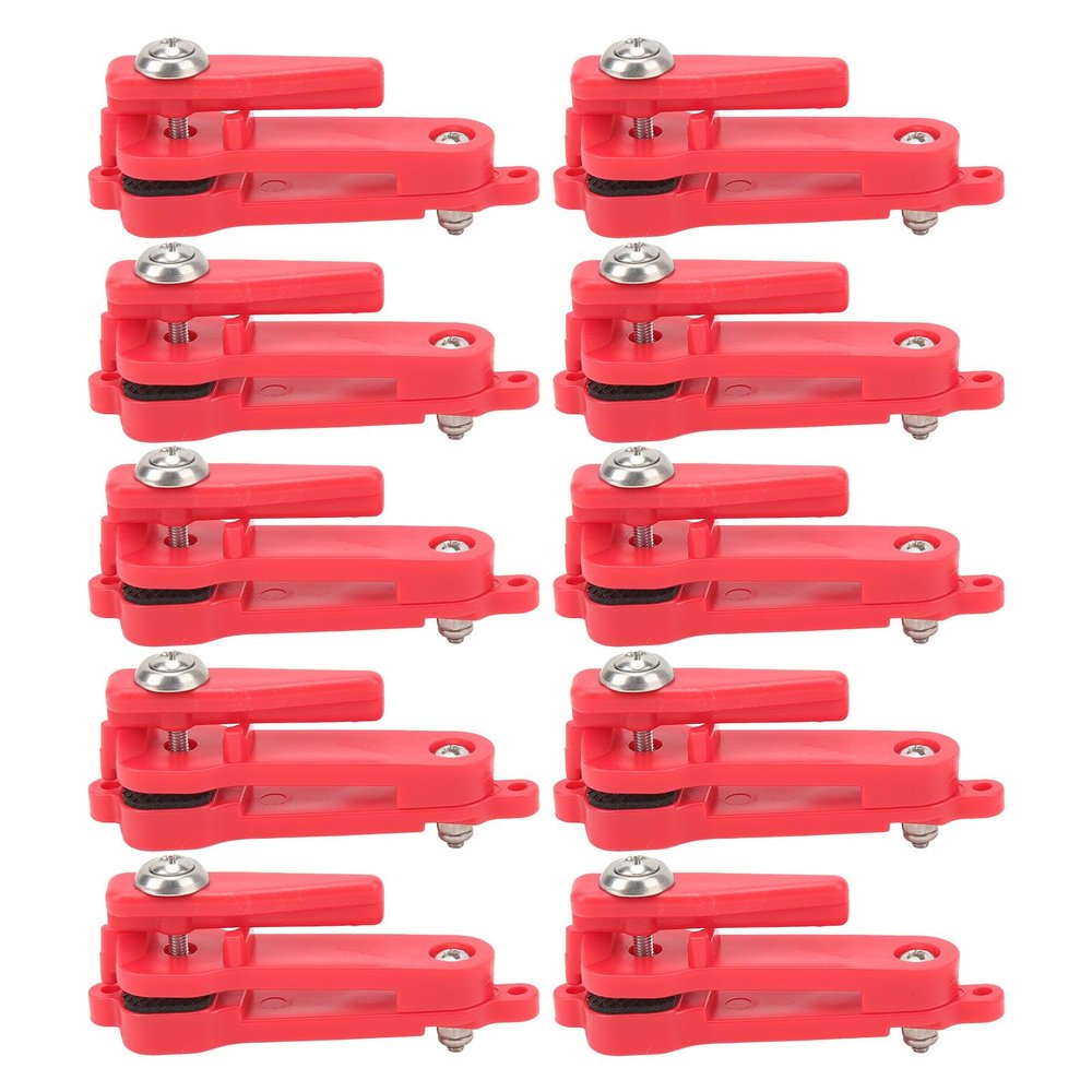 10PCS Fishing Downrigger Clips, Lightweight Portable Heavy Tension Snap Release Clips Padded Release Clips Trolling Clips for Offshore Fishing