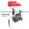 10PCS Fishing Downrigger Clips, Lightweight Portable Heavy Tension Snap Release Clips Padded Release Clips Trolling Clips for Offshore Fishing view 2
