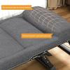Roll Away Beds with Mattresses for Adults, Portable Folding Bed, Cot, Camping Cot, Portable Sleeping Bed for Office Use, Support 300lbs (Size : A) view 3