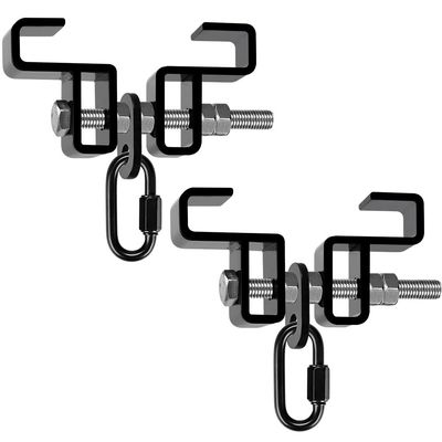 SELEWARE Heavy Duty Steel I Beam Clamp for Heavy Bag, Punching Bag Hanger