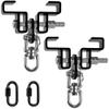 SELEWARE Heavy Duty Steel Beam Clamp, Heavy Bag Mount, Punching Bag Hanger Heavy Duty Holder for Boxing, Muay Thai and MMA Training, 360 Swivel Hardware, W/Carabiner view 1