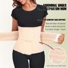 MAMODY Postpartum Belly Band  Postpartum Belly Wrap, Abdominal Binder Post Surgery C-section Recovery Support Belt After Birth Brace, Slimming Girdles (Classic Beige, S/M) view 2