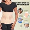 MAMODY Postpartum Belly Band  Postpartum Belly Wrap, Abdominal Binder Post Surgery C-section Recovery Support Belt After Birth Brace, Slimming Girdles (Classic Beige, S/M) view 3