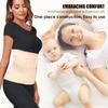 MAMODY Postpartum Belly Band  Postpartum Belly Wrap, Abdominal Binder Post Surgery C-section Recovery Support Belt After Birth Brace, Slimming Girdles (Classic Beige, S/M) view 4