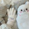 dougo Gloves Winter Warm Student Cute Female Velvet Thickened Cycling Five-Finger Touchscreen Gloves view 2