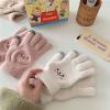 dougo Gloves Winter Warm Student Cute Female Velvet Thickened Cycling Five-Finger Touchscreen Gloves view 3