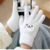dougo Gloves Winter Warm Student Cute Female Velvet Thickened Cycling Five-Finger Touchscreen Gloves view 4