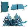 350 Pin Enamel Pin Display Binder, Clear PVC Cover Enamel Display Book Easy to Display and Trade Pins Enamel Pin Display Bag Holder for Pin Enthusiast 9.2inx6.7in (Green) view 1