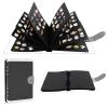 350 Pin Enamel Pin Display Binder, Clear PVC Cover Enamel Display Book Easy to Display and Trade Pins Enamel Pin Display Bag Holder for Pin Enthusiast 9.2inx6.7in (Black) view 1