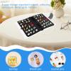 350 Pin Enamel Pin Display Binder, Clear PVC Cover Enamel Display Book Easy to Display and Trade Pins Enamel Pin Display Bag Holder for Pin Enthusiast 9.2inx6.7in (Black) view 2