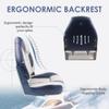 Deckpro Deluxe High Back Boat Seat, Fold-Down Fishing Boat Seat Grey/Blue view 4