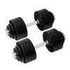 Yes4All 105 LB Adjustable Dumbbell Set, Cast Iron Weights for Home Gym with Bars, Plates, Collars, Hand Weights Dumbbells Set view 1