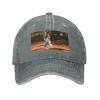 LIFANGMI Cute Monkeys Baseball Cap for Men Women Hats Adjustable Vintage Cowboy Hat Sun Hat Gray view 2