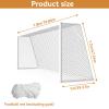 HERCHR Soccer Net, Football Soccer Net Sports Replacement Soccer Goals Post Net Full Size Football Goal Post Netting Children Pop Up Soccer Goal Net Replacement Soccer Net for Training (6x4FT) view 2