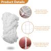 HERCHR Soccer Net, Football Soccer Net Sports Replacement Soccer Goals Post Net Full Size Football Goal Post Netting Children Pop Up Soccer Goal Net Replacement Soccer Net for Training (6x4FT) view 4