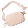 Belt Bag for Women Two-Way Zipper Cross Body Fanny Pack Fashion Waist Packs Everywhere Belt Bag with Adjustable Strap Gifts for Teen Girls Women Men (Coral Pink) view 1