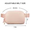 Belt Bag for Women Two-Way Zipper Cross Body Fanny Pack Fashion Waist Packs Everywhere Belt Bag with Adjustable Strap Gifts for Teen Girls Women Men (Coral Pink) view 3