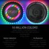 TOSY Bundle of 3 - RGB Black + 2X Blue - Frisbee 108 LEDs, 16 Million Colors view 2