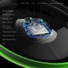 TOSY Bundle of 3 - RGB Black + 2X Blue - Frisbee 108 LEDs, 16 Million Colors view 3